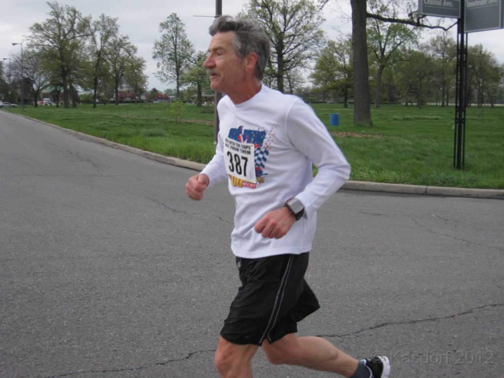 2012 Run With the Cops 240.JPG - The 3rd annual, and my first, Detroit City "Run With the Cops, Not From them!" race. I ran the 10K, and set a PR in the process. Another cold and windy day on Belle Isle!